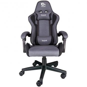 Talius Hornet Silla Gaming Negra/Gris con Mecanismo Butterfly, Base de Nylon y Ruedas de Nylon