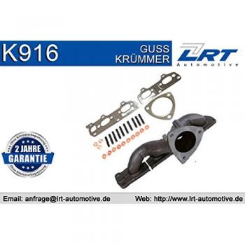 Colector de escape LRT K916 para Vauxhall Opel Speedster, Astra G Cabriolet y Astra G CC con piezas de ensamblaje