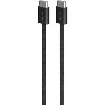 Cable de Carga USB-C 2.0 60W 1.5m Negro FABRIK