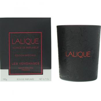 Candela Perfumada Lalique 190g - Les Vendanges Saint-Emilion, Aroma Amaderado y Afrutado