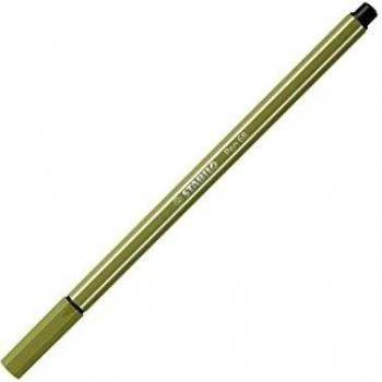 Rotulador STABILO Pen 68 Verde Barro de Punta Media 1mm