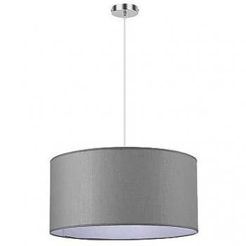 Lámpara Colgante Chanza 3xe27 Cromo/Gris 50x50 cm - Diseño Elegante