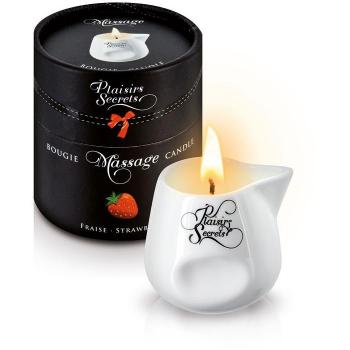 Plaisir Secret Vela de Masaje Fresa 80ml 1ud