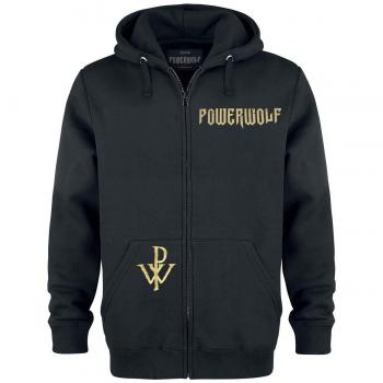 Powerwolf SoS - Wolf Capucha con Cremallera Negro L