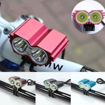 5000lm cree XM-L 2 x U2 LED bicicleta linterna frontal cabeza luz.