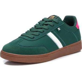 Zapatillas Deportivas XTI KIDS 151118 Verde Talla 33, Cierre de Cordón, Planas, Casual, Moda Infantil