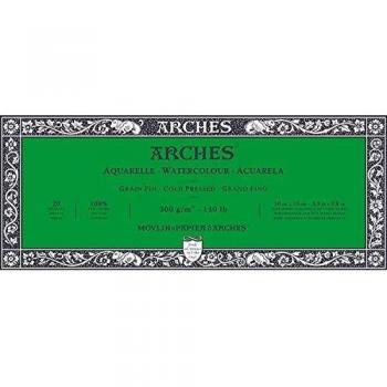 bloc de acuarela arches grano fino 10x25