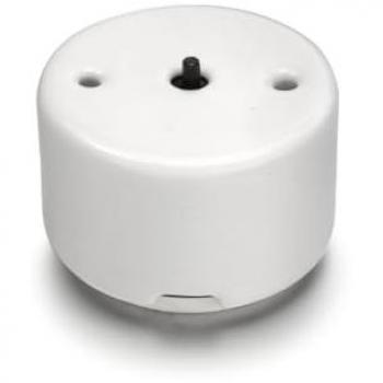 Pulsador rotativo Fontini DO 33328171, porcelana blanca, 10AX, 250V, sin manecilla