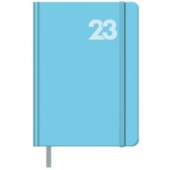 Agenda Dohe Capri 2024 Día Página 14x20cm con Goma Azul Ref.12729