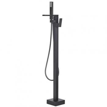 Grifo mono mando de baño negro mate independiente 118 cm accesorios de baño modernos Boyoma
