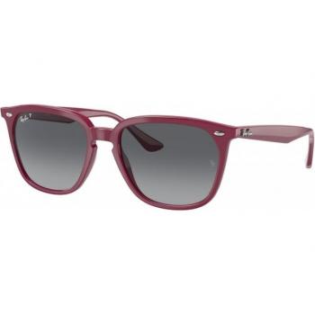 Ray-Ban RB4362 Polarized 6383T3 Unisex Square Red Sunglasses