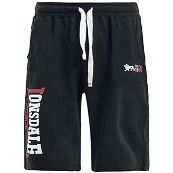Pantalones Cortos Lonsdale London Sidemouth - Hombre - Negro - Tallas S a XL