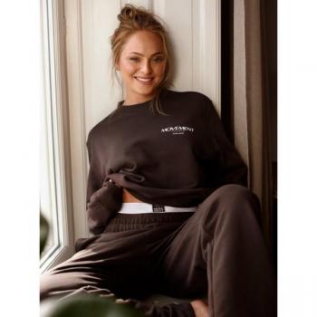 Björn Borg Studio Alice Oversized Crew Brown, XXL