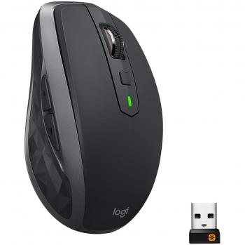 Logitech mx anywhere 2s wireless mouse with flow crosscomputer control and file sharing for pc and mac 910005132
