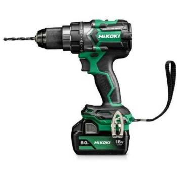 Hikoki Taladro Atornillador Inalámbrico 18V DS18DCWPZ 140Nm con 2 Baterías de 5.0Ah BL Hitsystem