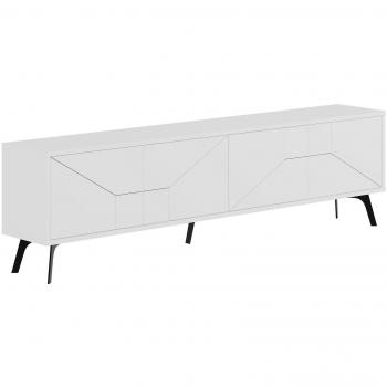 Mueble TV 4 puertas L180 cm blanco Dune Menzzo Cotecosy
