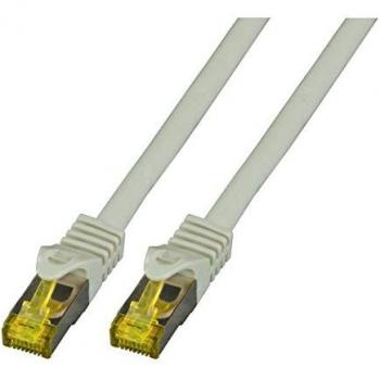 Cable de red S/FTP Cat6a 7,5 m Gris LSZH