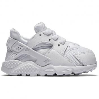 Nike Huarache Run (TD), Zapatos de Primeros Pasos Para Bebés, Blanco (Blanco (White / White-Pure Platinum)), 25 EU