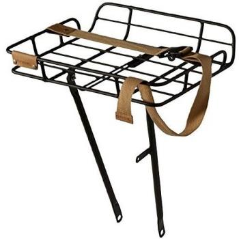 Basil Unisex - Rack Delantero Portland para Adultos, Negro Mate, Talla Única