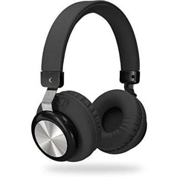 Auriculares Retro Ksix Estereo Inalambricos Negro