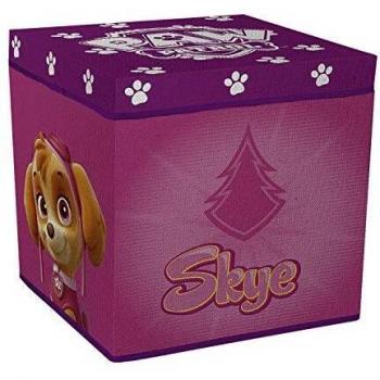 Arditex Paw Patrol Taburete-Caja Guardacosas, Tela, Rosa, 30x30x30 cm, 6 Unidades