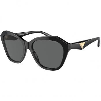 Emporio Armani EA4221 Women's Sunglasses Black Geometric Design Size 56