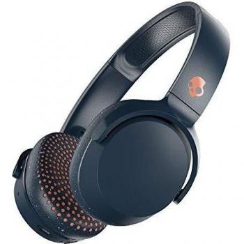 Skullcandy Riff Wireless On-Ear Headphones with Microphone, Bluetooth Wireless, Rapid Charge 10-Hour Battery Life, Foldable, Plush Ear Cushions with Durable Headband, Blue/Speckle/Sunset