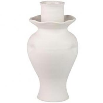 Florero Cerámica Beige Izmir 20x20x39 Cm - Complemento Perfecto para Cualquier Hogar