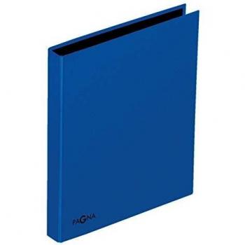 Carpeta de anillas PAGNA Basic Colours A4, 4 anillas, diámetro de anilla 25mm, color azul