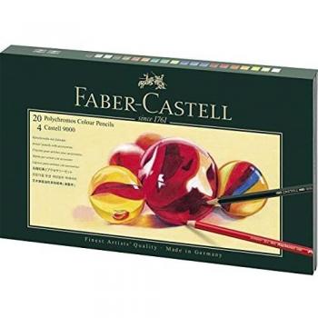Lápices Faber-Castell Polychromos 24 colores con estuche de regalo