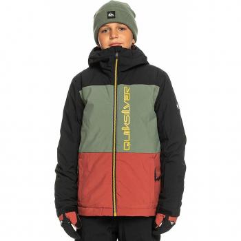 Chaqueta de nieve para niños Quiksilver Side Hit True Black S