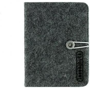 S4 F _ Reader _ Cover Filzbuch grau / weiss Tolino Vision 3HD und 4 HD
