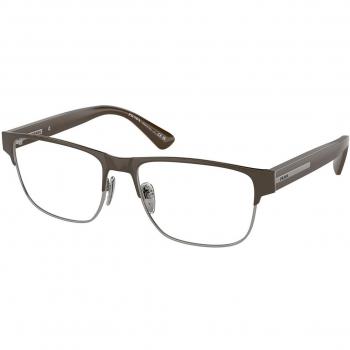 Prada PR 57ZV 17J1O1 Men's Eyeglasses Brown Size 56 - Blue Light Block Available