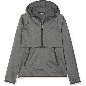 The North Face Kids TNF Sudadera con capucha técnica Glacier, Niños, TNF Medium Grey Heather, S