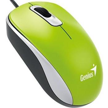 Ratón Óptico Genius DX-110 USB 1000 DPI, Verde