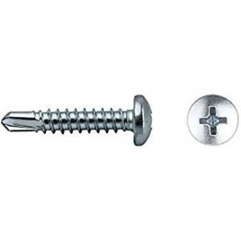 Celo 955387504N - Tornillo Punta Broca Din 7504N Cabeza Alomada Impronta Ph Diámetro 5,5X38 Mm Cincado, 250 Unidades