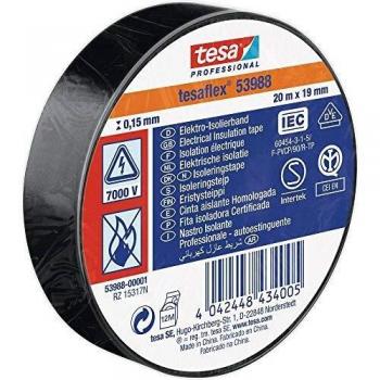 Cinta Aisl. 20mt X 19mm Tesatape Pvc Ne