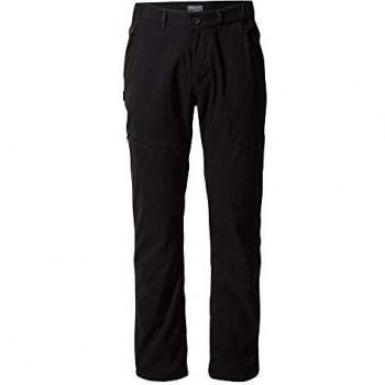 Craghoppers Pantalones de Hombre Kiwipro Forrados TRS, Hombre, Pantalones, CMJ511L 800030, Negro, 30 Long