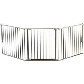 Barrera de seguridad modular Baby Dan Flex L, blanca (90-223 cm)