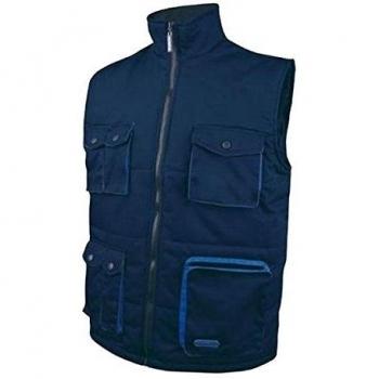 Delta plus - Chaleco poliester algodón mach 2 azul marino rey talla xl