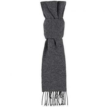 Hackett - Bufanda de doble cara para hombre, color gris y gris