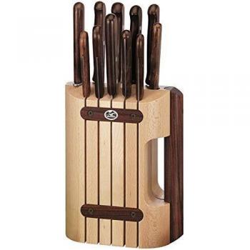 Juego de cuchillos Victorinox 11 piezas con bloque de madera y mango de palisandro