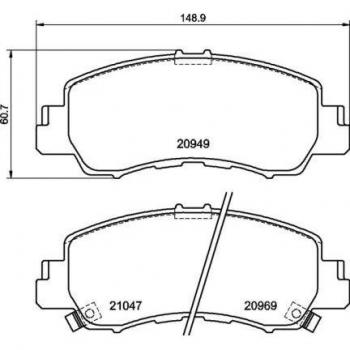 Pastillas de freno BREMBO P 54 061 - Juego de pastillas de freno, alta calidad, diseño optimizado para rendimiento, resistencia al desgaste, bajo nivel de ruido, fácil instalación