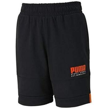 PUMA Alpha Jersey Shorts B Pantalones Cortos, Niños, Black, 140