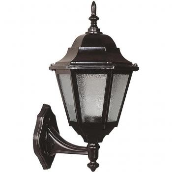 Aplique de pared para exterior WELLHOME, Estructura de ABS Color Negro