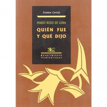 Mario Roso De Luna, Quien Fue Y - Esteban Cortijo