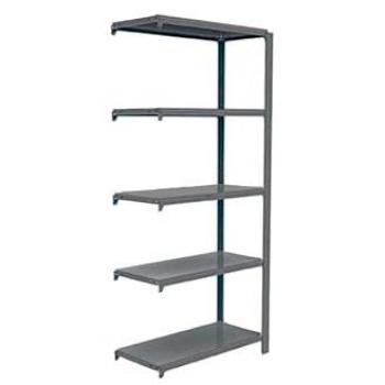 Estantería Metálica Industrial Antracita 5 Niveles 2100x900x300 mm - Officlick Simon Rack