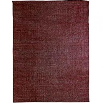 Alfombra de salón DUNES Algodón 160 x 230 cm Burdeos