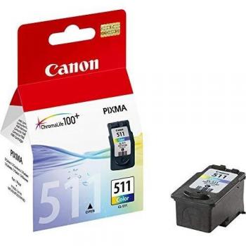 Canon CL-511 Original Tri-Colour Ink Cartridge Cyan, Magenta, Yellow 9ml 244pp
