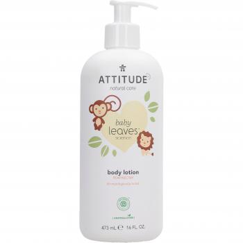 Loción corporal Eco para bebés 473 ml de crema - Attitude Baby Leaves Pear Nectar Leche Corporal Natural Para Bebés 473 Ml
